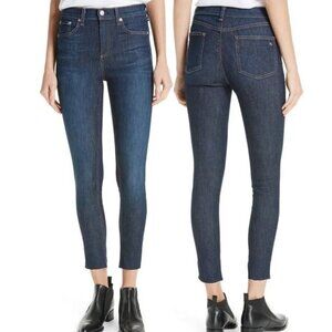 Rag & Bone Dark Wash Mid Rise Ankle Skinny Jeans Size 25
